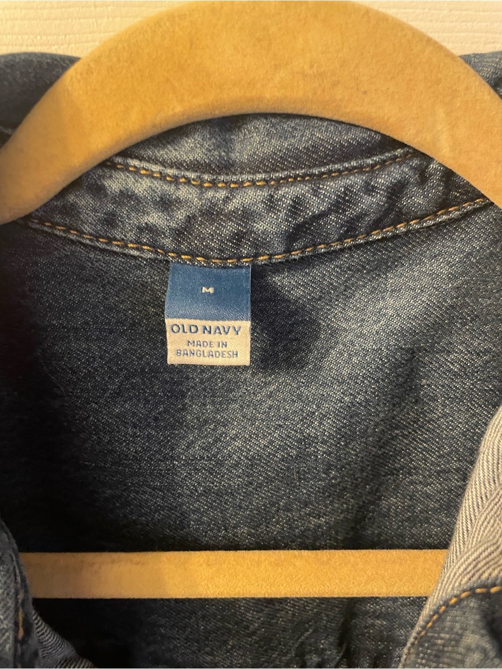 Women's Oversized Denim Button-Up Shirt - Picture 2 of 5
